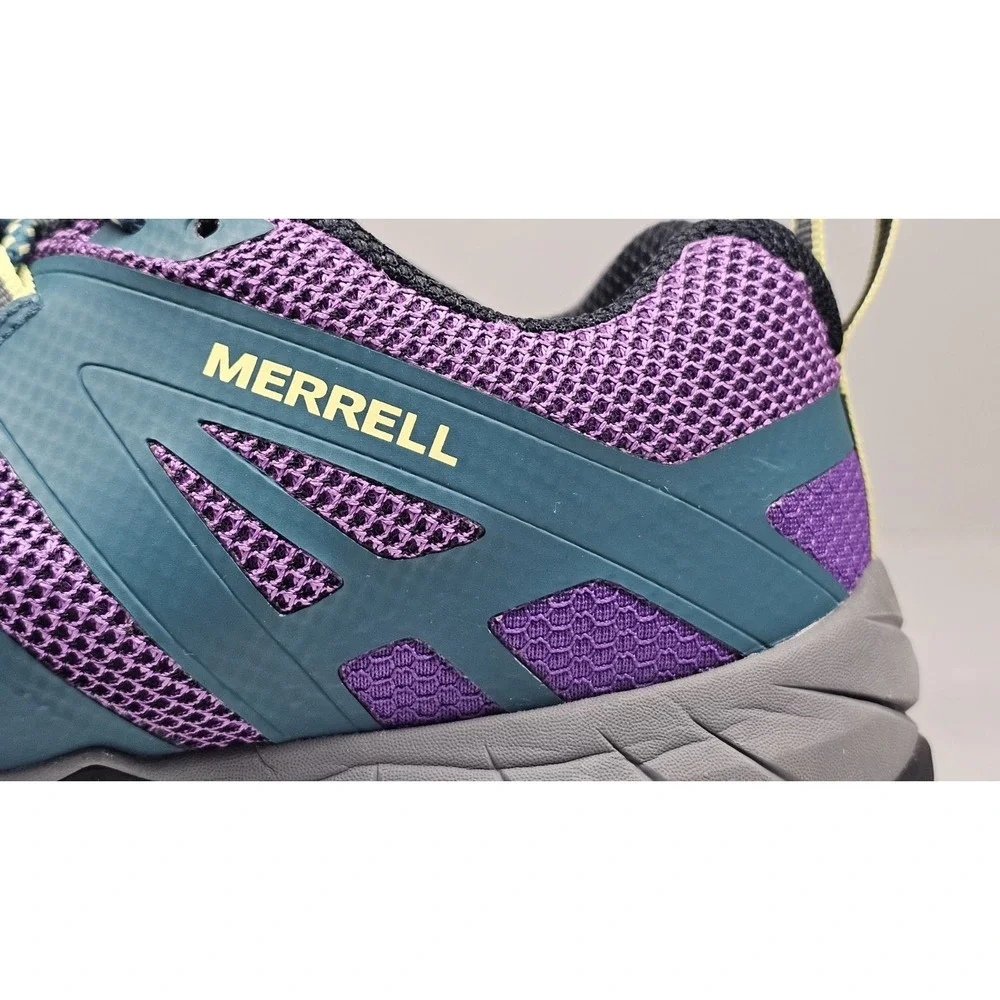Merrell Trail Shoes Womens 9.5 Purple‎ Royal Dragonfly Outdoors Hiking Sneakers